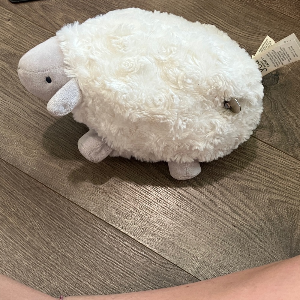 White and Gray Sheep Stuffed Animal